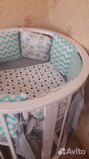 Бортики в детскую кроватку