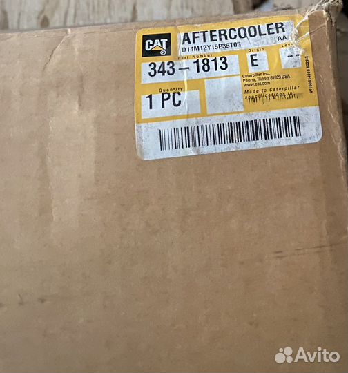 Охладитель надувочного воздуха Cat 343-1813