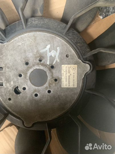 Вентилятор охлаждения w220