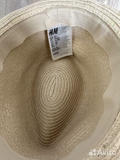 Соломенная шляпа hm для мальчика