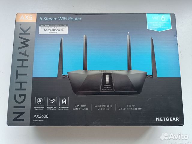 Новый Netgear Nighthawk 5-Stream RAX41 купить в Москве | Электроника ...