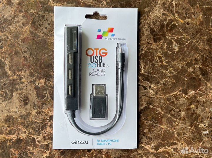 Картридер Ginzzu 2.0 USB