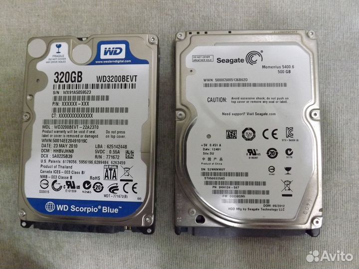 Жесткий диск для ноутбука