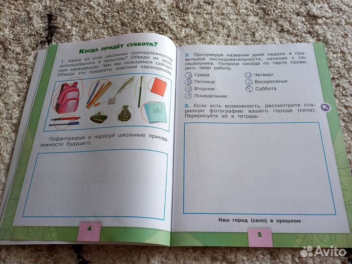 Рабочая тетрадь 1 класс окружающий мир