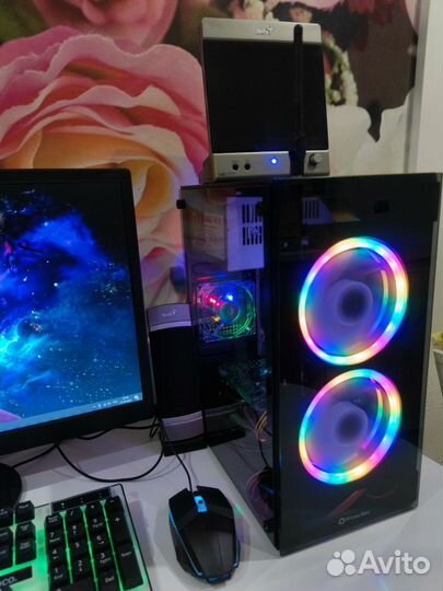 Игровой в сборе,4ядра,8ddr4,ssd,hdd,gtx660,моник22