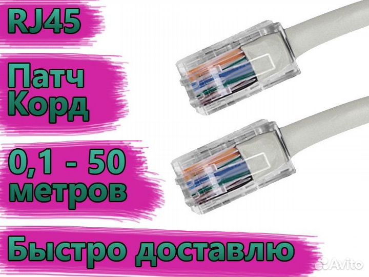 Патч-корд нужной длины