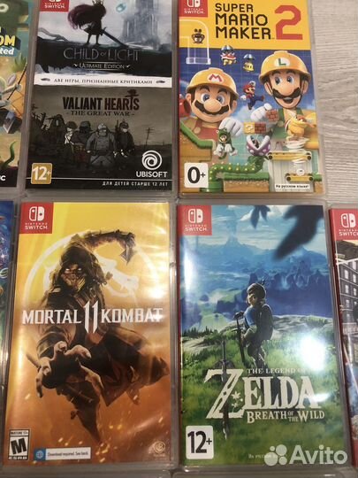 Игры для nintendo switch катриджи