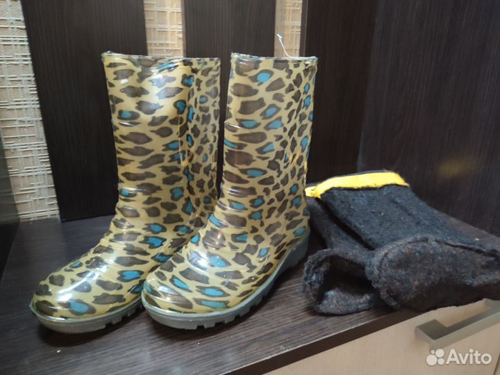Детские резиновые сапоги