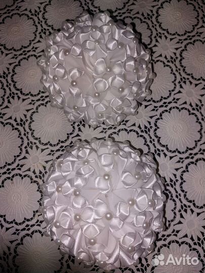 Бант пышный ручной работы