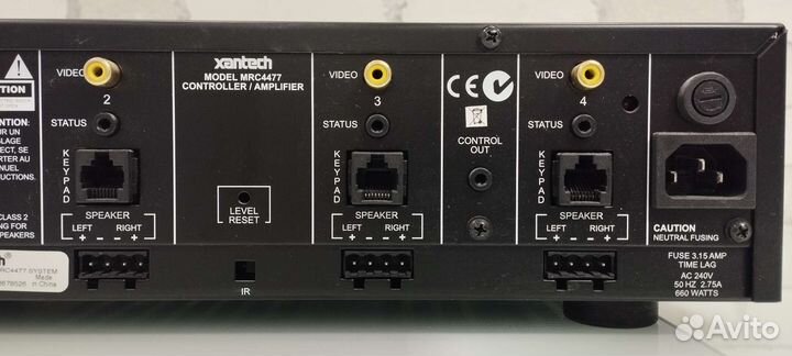 Xantech MRC44 4х зонный аудио-видео усилитель