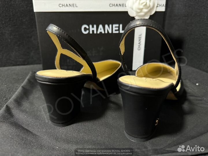 Туфли женские Chanel на каблуке 6.5 см