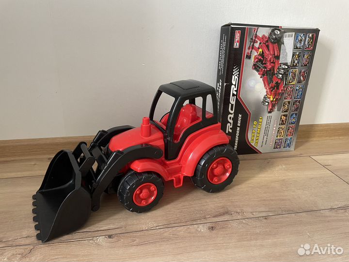 Машинка трактор детская