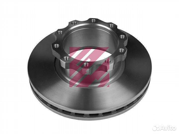 Диск тормозной ман передний 377*45*128