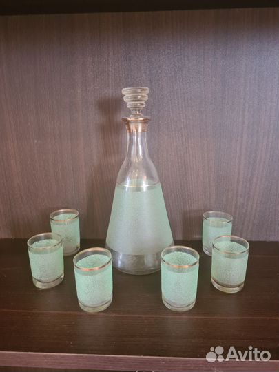 Графин с рюмками СССР