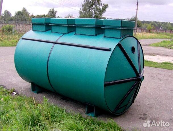 Септик без откачки под ключ + гарантия