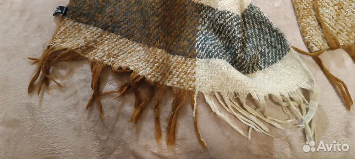 Шарф-палантин женский зимний тëплый шерсть