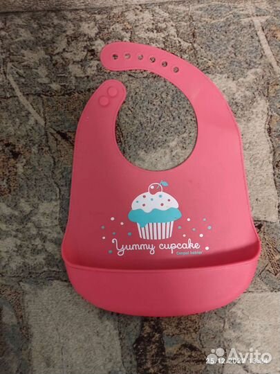 Слюнявчик силиконовый