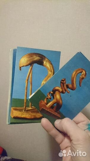 Открытки СССР выставка природа и фантазия