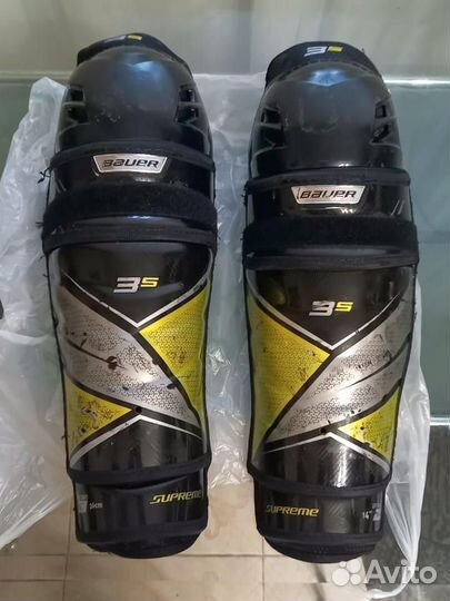 Щитки хоккейные bauer supreme 3S SR 14 дюймов 36