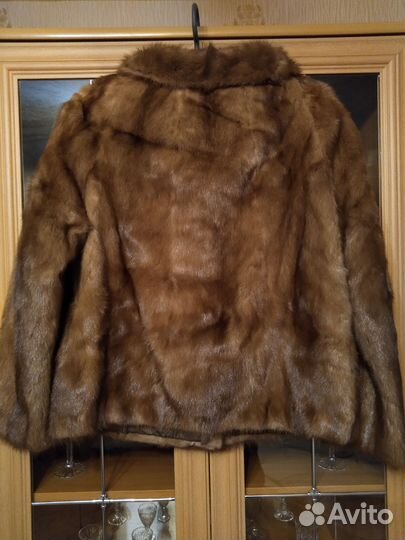 Полушубок натуральная норка размер 46-48