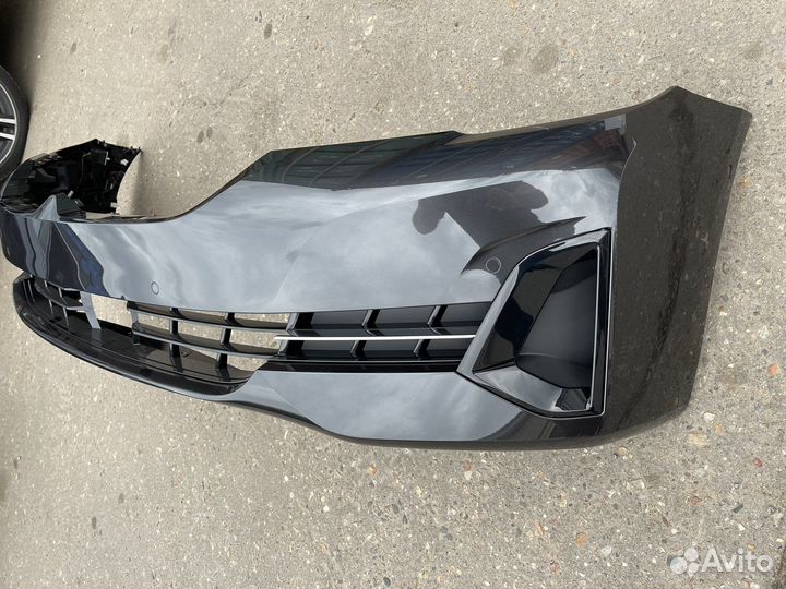 Передний бампер рестаилинг на BMW G30 G31