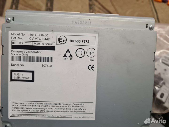 Магнитола Toyota Land Cruiser Prado 150