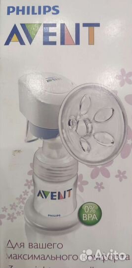 Молокоотсос avent электр 220v/батарейки/ручной