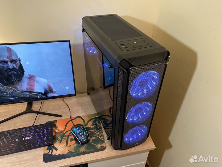 Супер Игровой пк с монитором/RX/Zalman i3