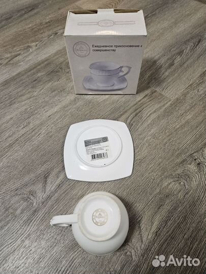 Чайная пара Коралл Снежная королева