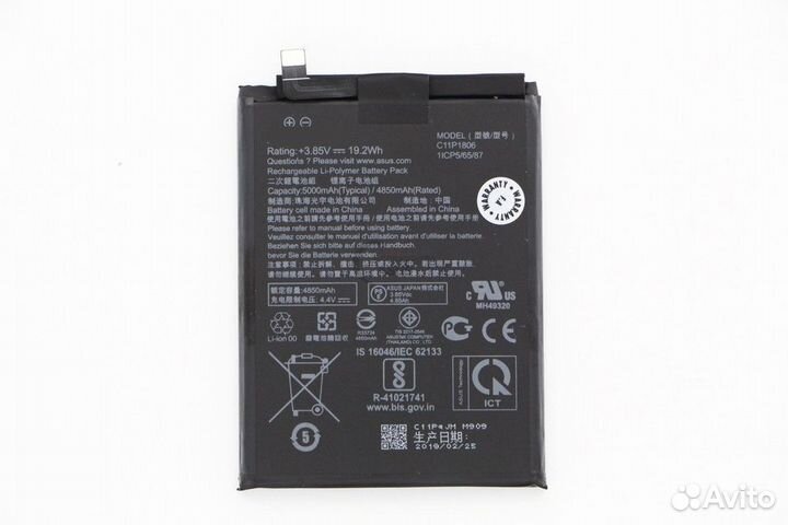 Аккумулятор на Asus Zenfone 6 (ZS630KL) C11P1806