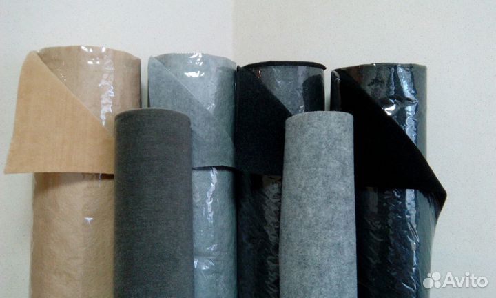 Карпет черный самоклеющийся коротковорсный ш.150