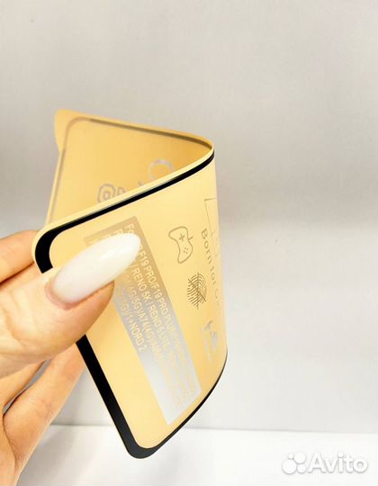 Защитное стекло Oppo A74 матовое керамика