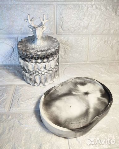 Декор из гипса. Шкатулки,кашпо