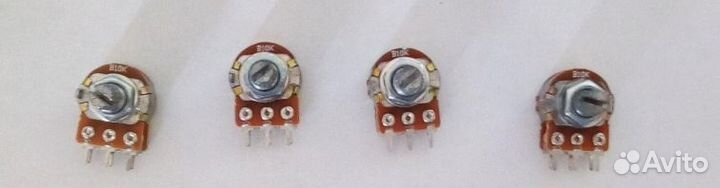 Потенциометр двойной 10 кОм