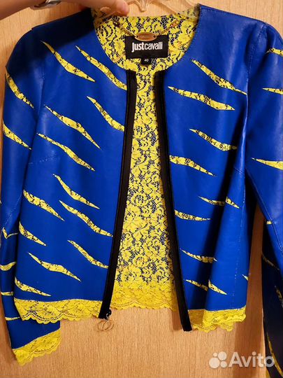 Куртка кожаная Just Cavalli оригинал