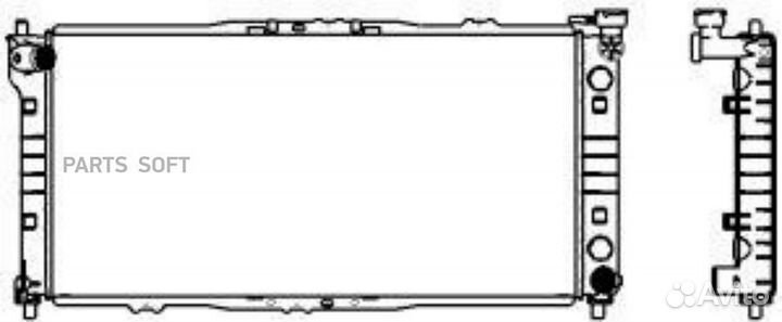 Радиатор охлаждения Мазда 626 1998