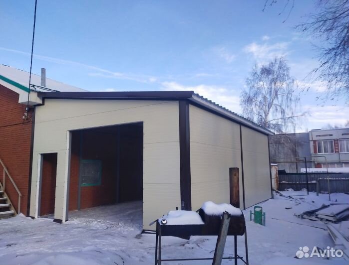 Строительство гаражей из сэндвич панелей под ключ