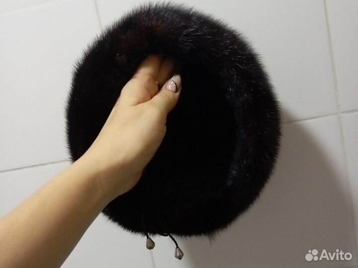 Берет женский норковый