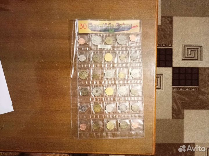 Сувенир. Монеты из Египта. Набор для туристов