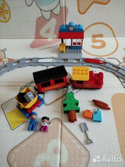 Лего дупло железная дорога