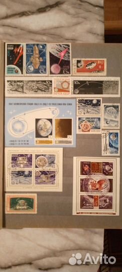 Почтовые марки,космос