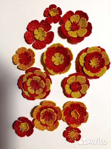 Цветы из фоамирана для скрапбукинга и поделок