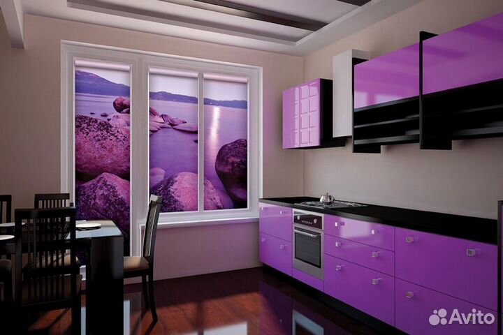 Рулонные шторы на Кухню