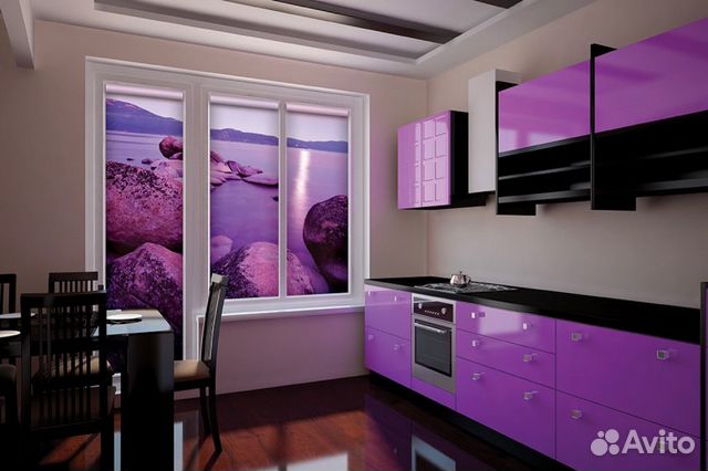 Рулонные шторы на Кухню