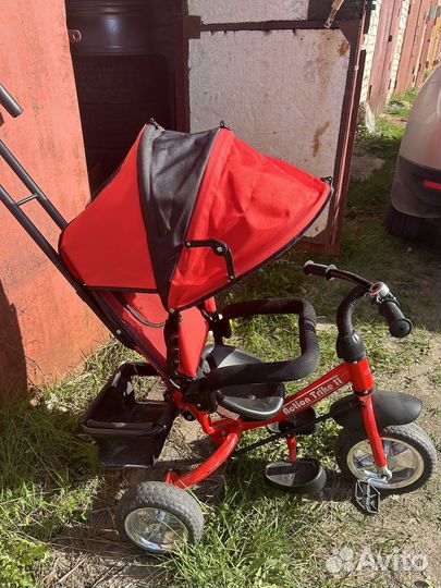 Велосипед с родительской ручкой