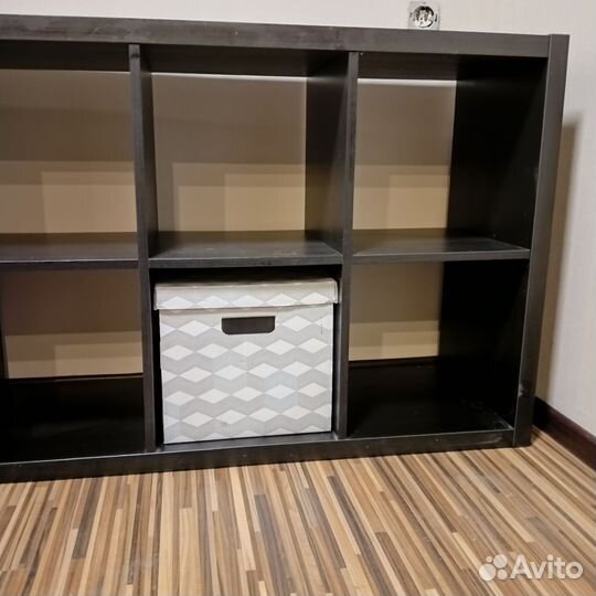 Стеллаж IKEA черный