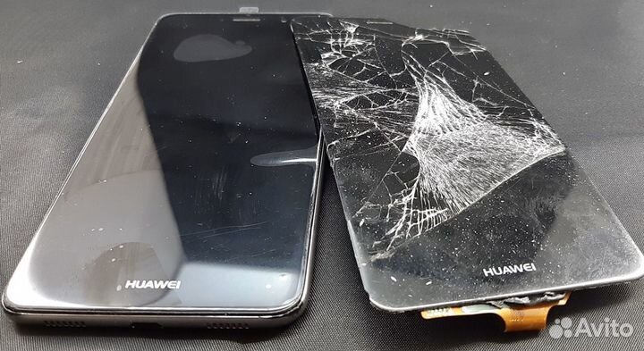 Замена разбитого стекла (тачскрин) на Huawei Honor