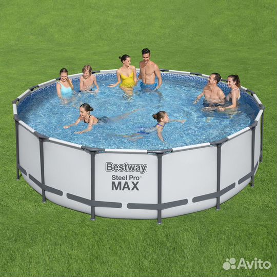 Бассейны Best way 5612Z Steel Pro Max 488х122см