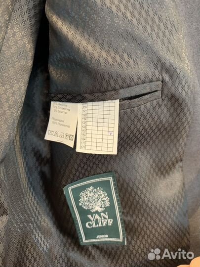 Школьный пиджак van cliff