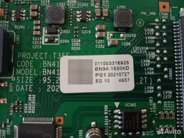 Плата от монитора Samsung F24T350FH